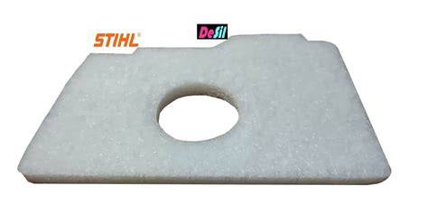 STIHL MS 180 oro filtro dangtelio atidarymas