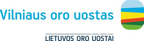 Lietuvos oro uostų logotipas su žiemos elementais