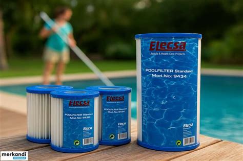 Įvairių tipų baseino filtro kasetės