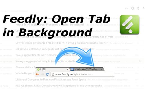 Feedly programėlės sąsaja
