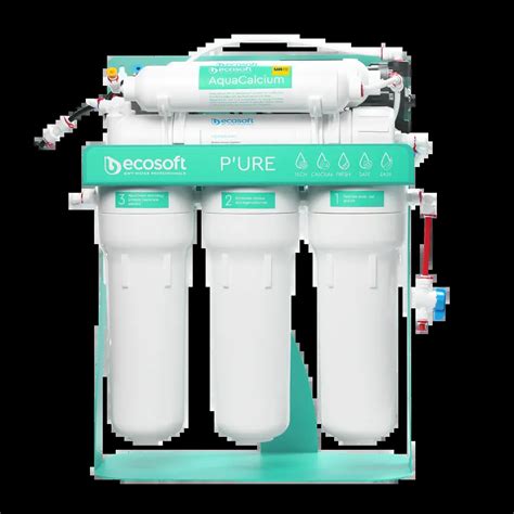 Scheminė Ecosoft P'URE AquaCalcium filtro veikimo schema