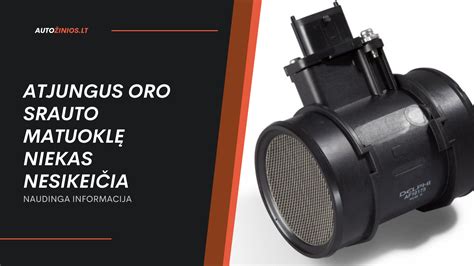 Vizualinė instrukcija, kaip atpažinti oro srauto krypties rodyklę ant filtro