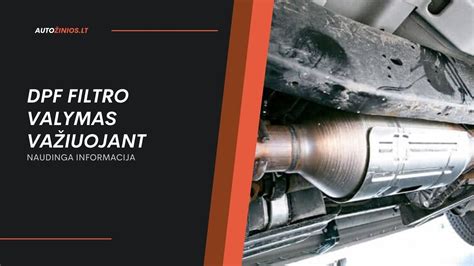 Serviso mechanikas atlieka DPF filtro diagnostiką