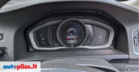 Volvo S60 prietaisų skydelis su Eco tema