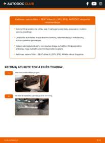 Filtro keitimo priminimas