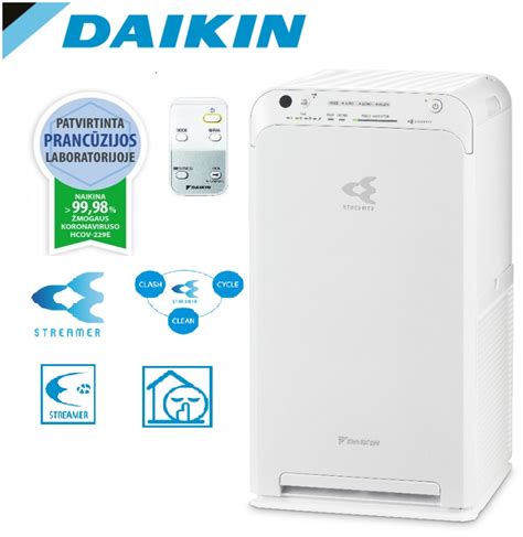 Daikin oro valytuvas su Flash Streamer technologija
