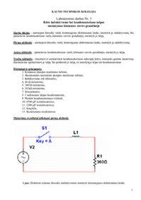 Scheminė pasyvių RC ir LC filtrų elementų (rezistoriaus, kondensatoriaus, ritės) iliustracija