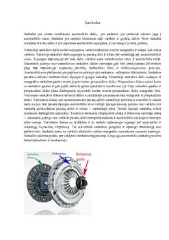 Schematinis Haldex sankabos veikimo principas