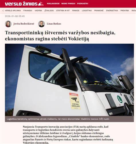 Logistikos rinkos galimybės į Lietuvą ir užsienį