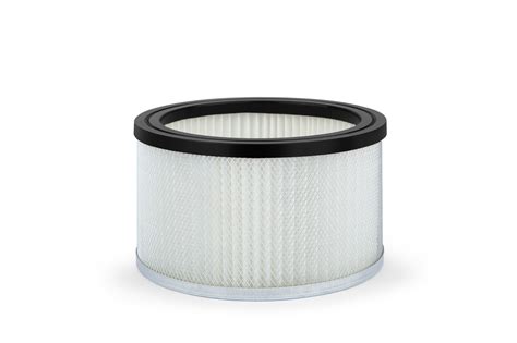 HEPA filtro pavyzdys su smulkiomis poromis