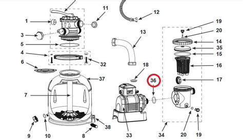 Intex kasetinio filtro schema