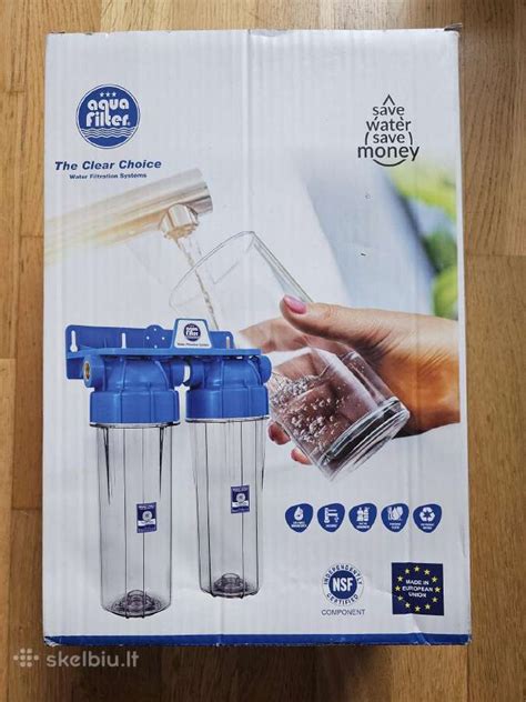 Įvairių tipų mechaninių vandens filtrų palyginimas