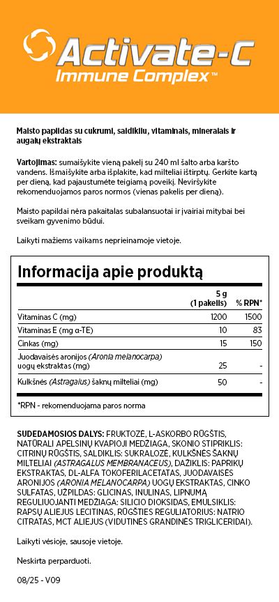 Chlorkalkių pakuotė