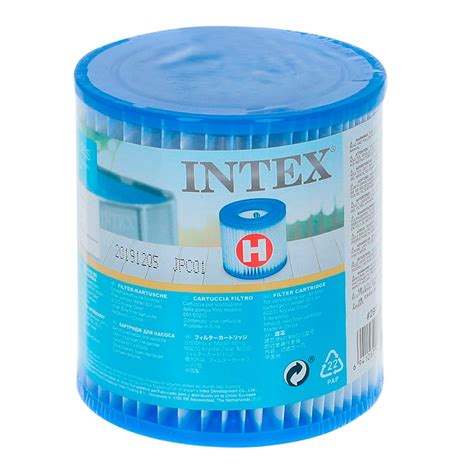 Intex H tipo filtro kasetės matmenys