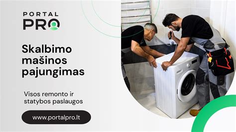 Skalbimo mašinos vandens pajungimas