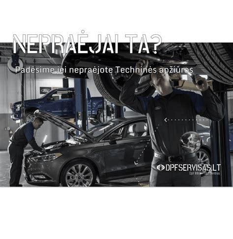 Autoserviso meistras tikrina DPF filtrą
