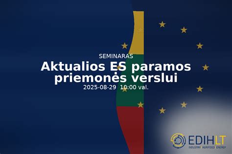 ES paramos verslui schemos