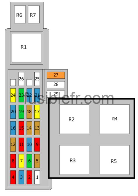 Renault Kangoo salono filtro keitimo schema (po daiktadėže)