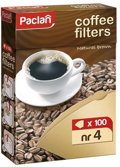kavos filtru komplektas Paclan įpakavimas