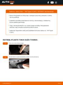 Automobilio salono filtro keitimo instrukcija