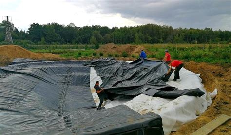 HDPE hidroizoliacinės membranos klojimas