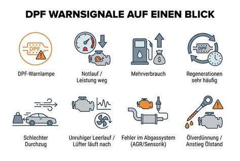 Infografika, iliustruojanti DPF diagnostikos etapus