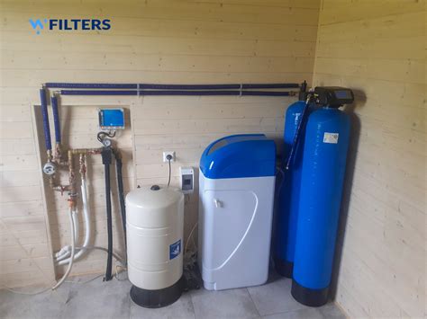 Skirtingų tipų vandens filtrų schema