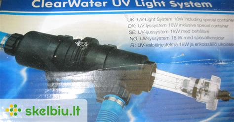 UVC lempa vandens filtre