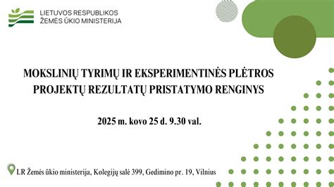 Statistika apie kaimo vietovių plėtros projektų tvarumą