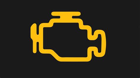 Automobilio prietaisų skydelis su užsidegusia variklio gedimo lempute