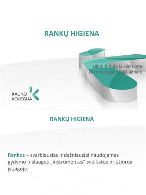 Infografika: Rankų higienos svarba