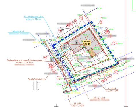 Vandentiekio ir nuotekų tinklų schema