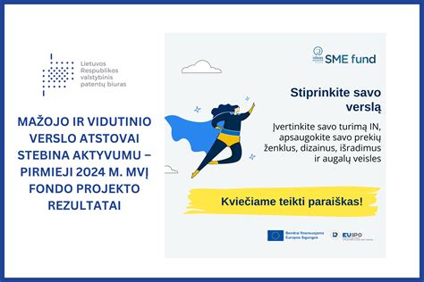 Statistika, rodanti MVĮ fondo projekto naudotojų skaičiaus augimą