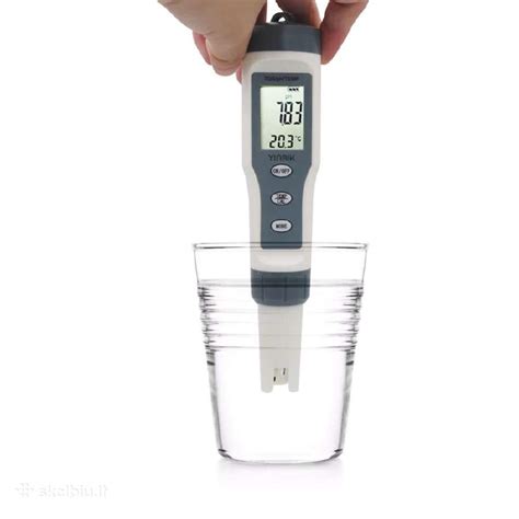 TDS matuoklis ir pH matuoklis akvariumistams