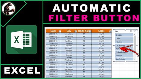 Excel Filter Button