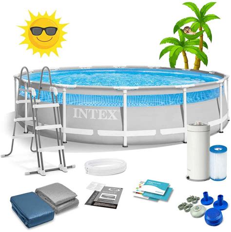 Intex antžeminis baseinas su filtravimo sistema