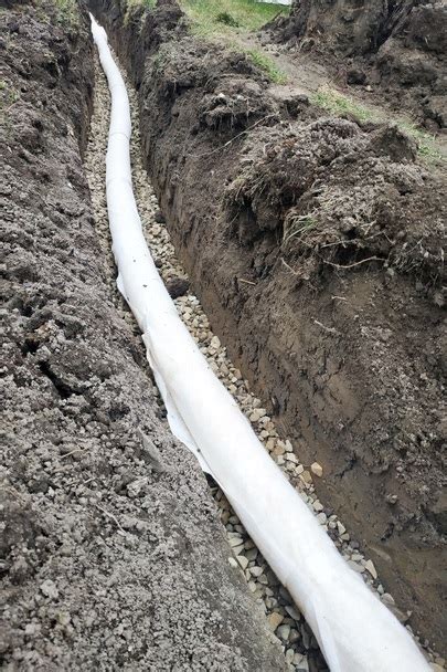 Drenažinių vamzdžių sistema