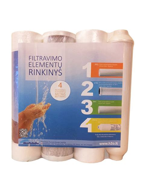RO filtrų principo diagrama