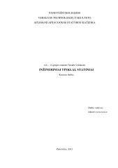 inžineriniai tinklai nuoteku projektavimas