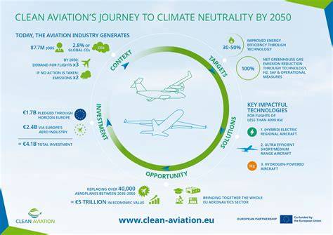 global climate aviation infographic