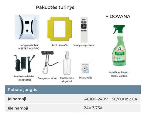 valymo roboto filtrų sistema
