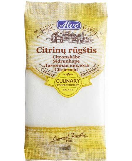 actas ir citrinų rūgštis valymo priemonės