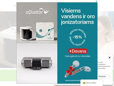 vandens jonizatoriai technologia ir dizainas