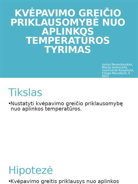 Baltymų klampumo priklausomybė nuo kons./temperatūros
