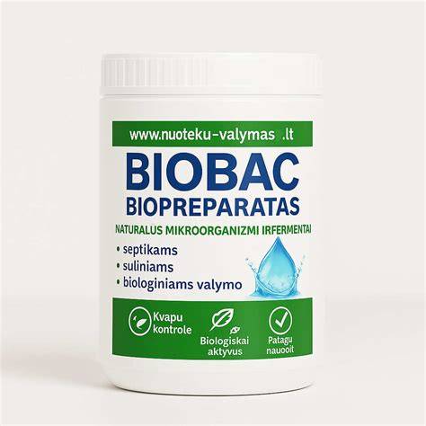 biologines bakterijos nuoteku atspindys