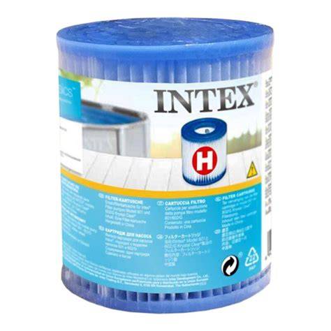 Infographic: Intex H tipo filtro kasetės veikimas