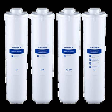 AQUAPHOR RO serijos filtrų schemos