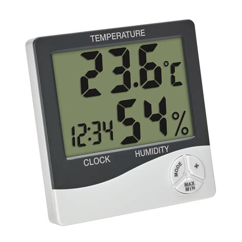 Skaitmeninis higrometras su temperatūros rodymu