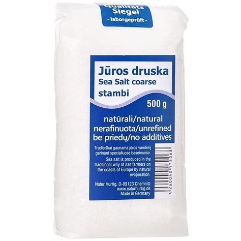 Stambi druska ir vanduo