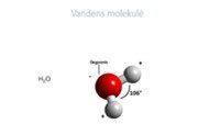 distiliuoto vandens molekulė